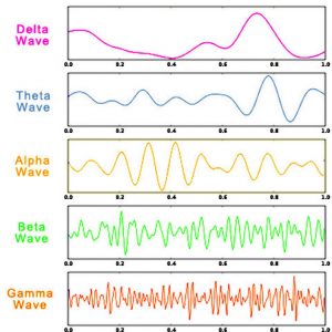Biểu đồ cảu các nhạc sóng não phổ biến